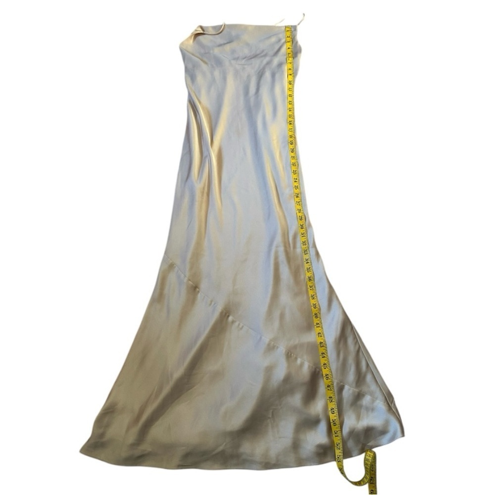 Show Me Your MuMu Cream Slip Dress Cowl Neck Sleeveless - Picture 10 of 12
